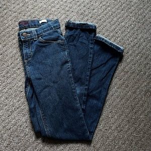 Perfect condition dark wash slim jeans